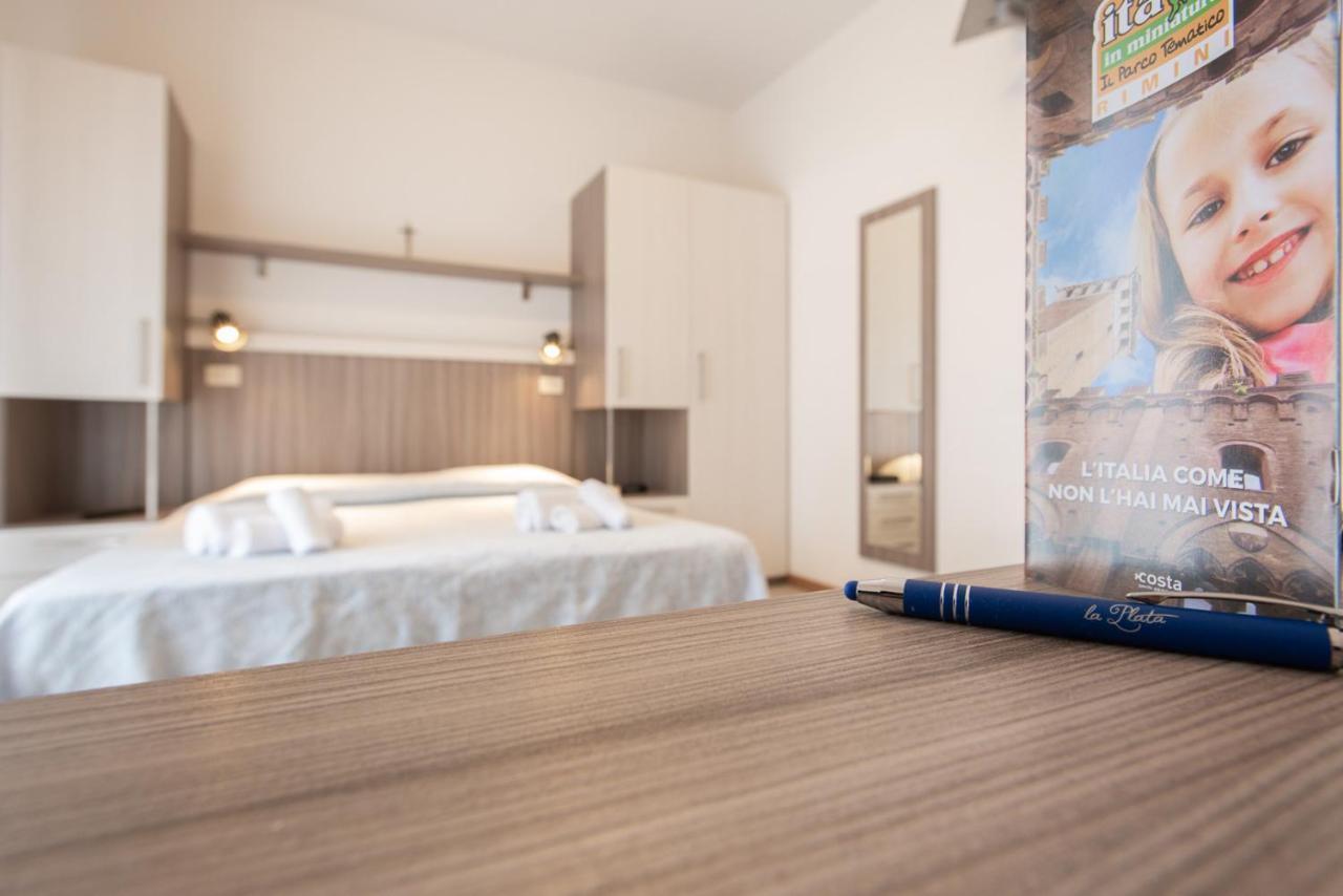 La Plata Hotel - Con Piscina Riccione Zewnętrze zdjęcie