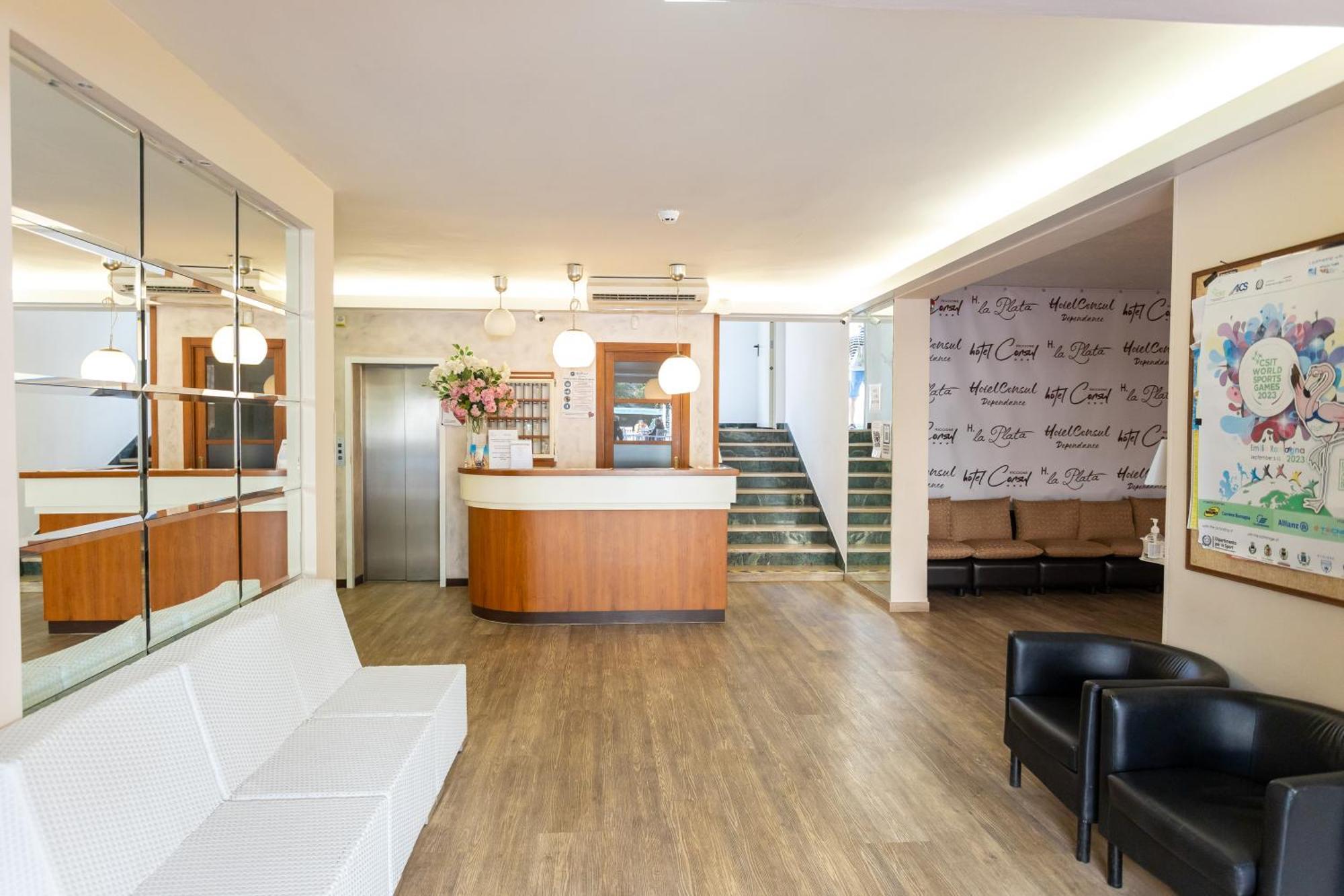 La Plata Hotel - Con Piscina Riccione Zewnętrze zdjęcie