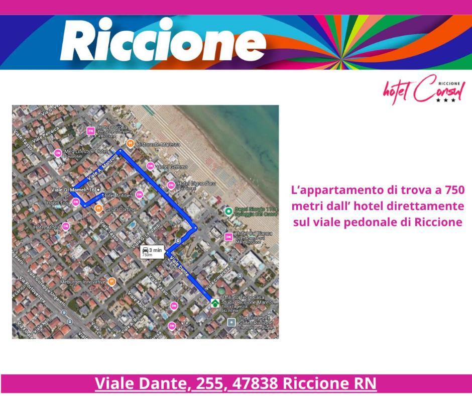 La Plata Hotel - Con Piscina Riccione Zewnętrze zdjęcie